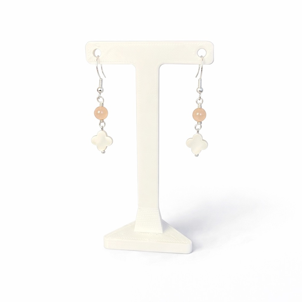 MOP Clover Earrings